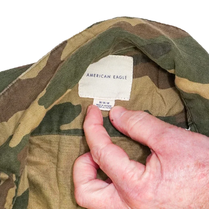 American Eagle Outfitters Woodland Camo Shirt - Medium - Army & Outdoors - Field Jackets