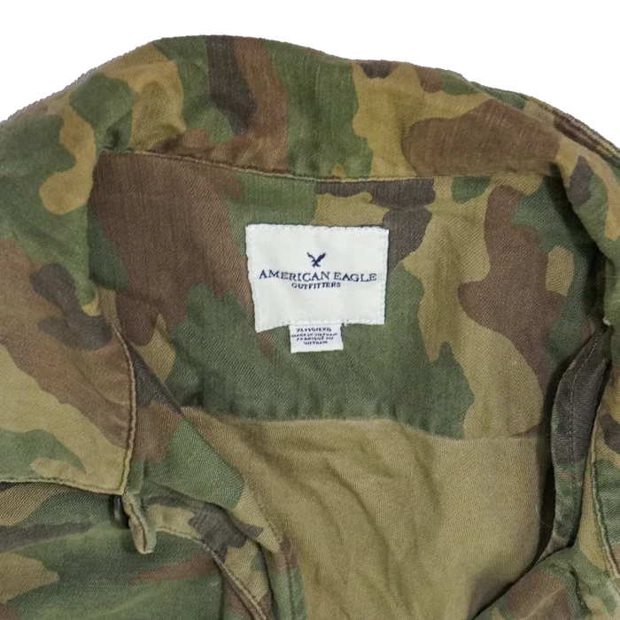 American Eagle Outfitters Woodland Camo Shirt - XLarge - Army & Outdoors - Field Shirts
