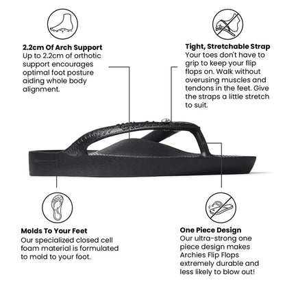 ARCHIES CRYSTAL FLIP FLOPS
