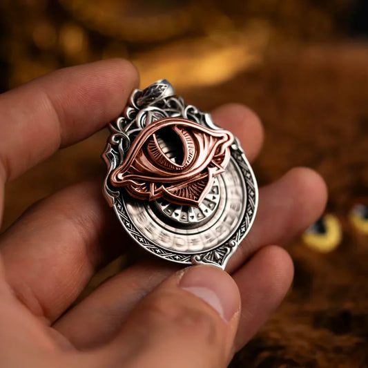 üëÅÔ∏è‚Äçüó®Ô∏èHandmade Tarot Vision Pendant: Connect to Cosmic Wisdom Anytime(Cheat Sheet Included)