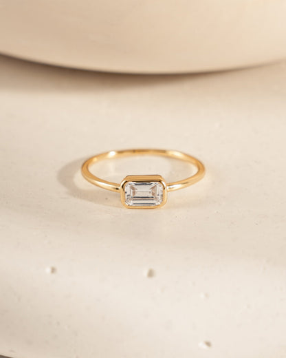 Baguette Bezel Ring