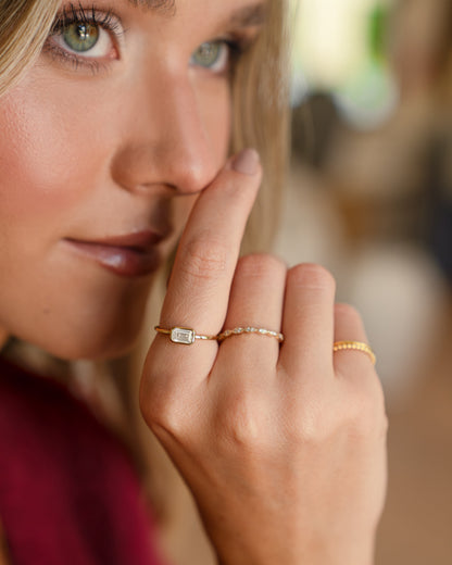 Baguette Bezel Ring