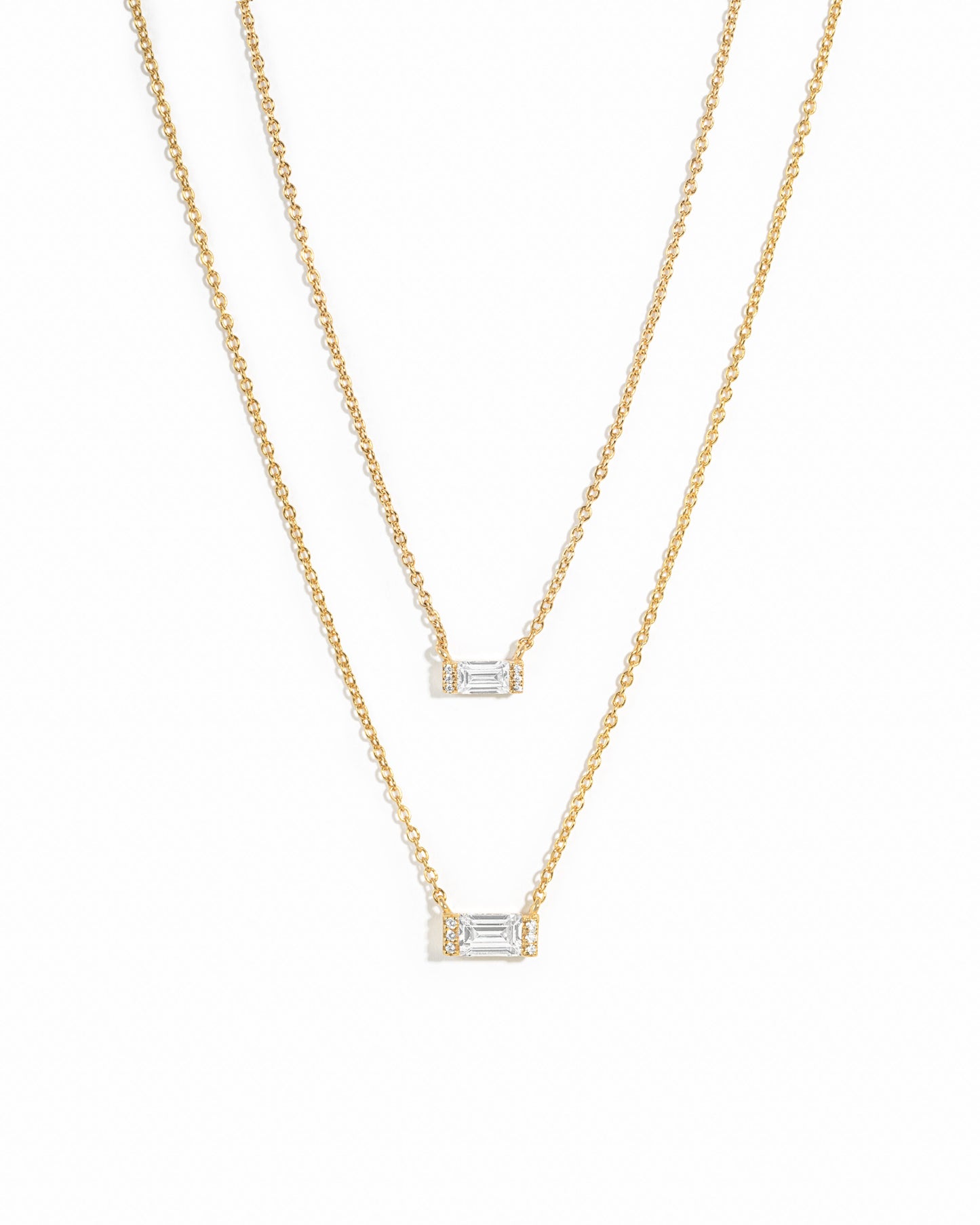 Baguette Necklace