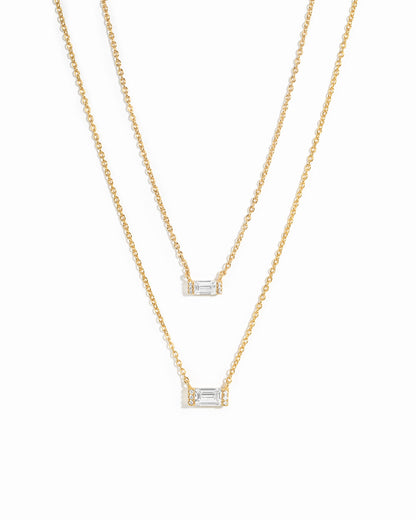 Baguette Necklace