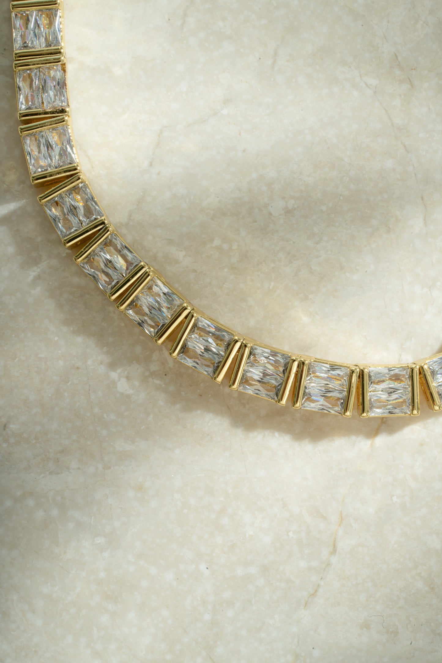 Baguette Tennis Necklace
