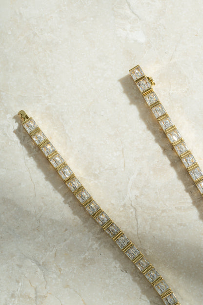 Baguette Tennis Necklace