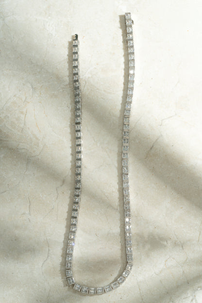 Baguette Tennis Necklace