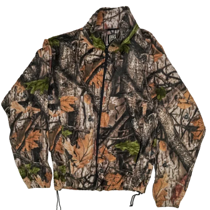 Big Bill Mossy Oak Camo Fleece Jacket - Small - Army & Outdoors - Field Jackets