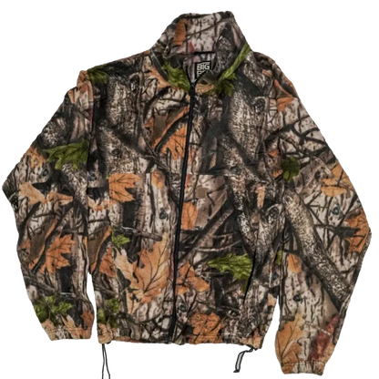Big Bill Mossy Oak Camo Fleece Jacket - Small - Army & Outdoors - Field Jackets