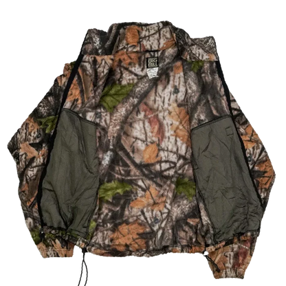 Big Bill Mossy Oak Camo Fleece Jacket - Small - Army & Outdoors - Field Jackets