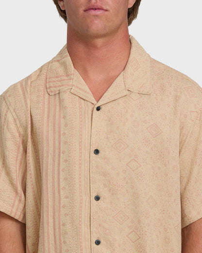 BILLABONG GARAGE NASHUA JACQUARD SHORT SLEEVE WOVEN SHIRT