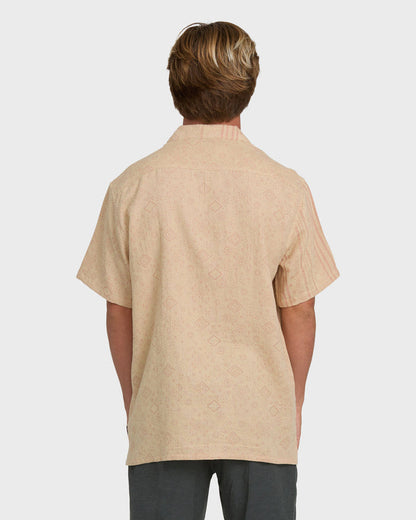 BILLABONG GARAGE NASHUA JACQUARD SHORT SLEEVE WOVEN SHIRT