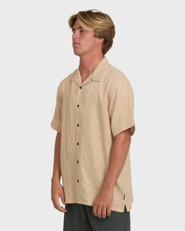 BILLABONG GARAGE NASHUA JACQUARD SHORT SLEEVE WOVEN SHIRT