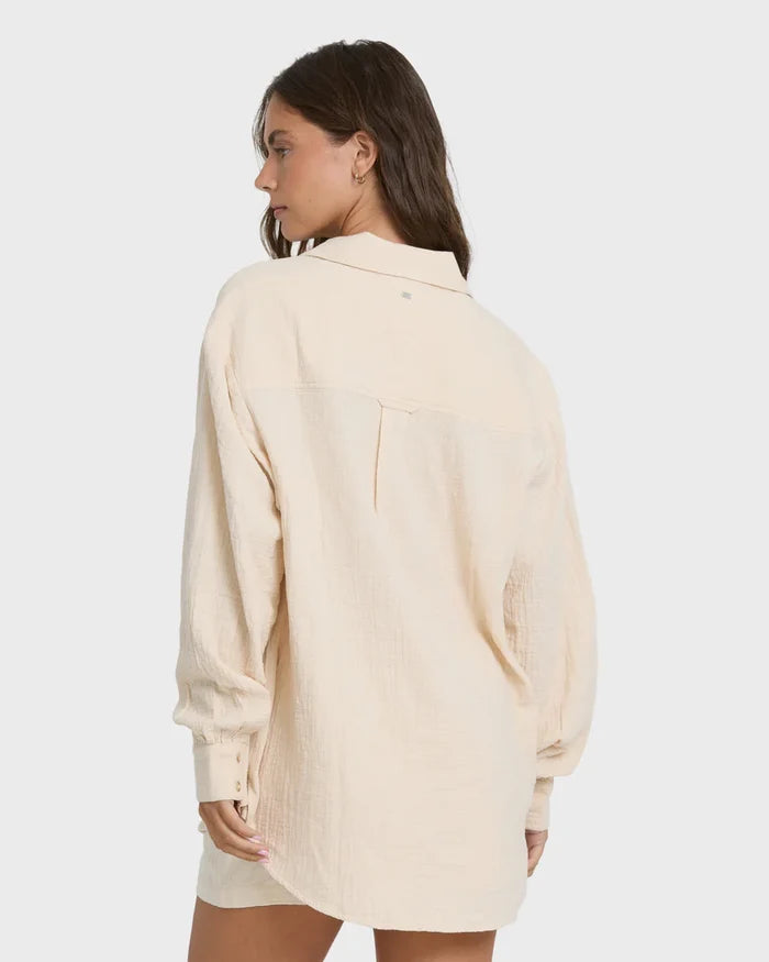 BILLABONG WANDERER SOLID LONG SLEEVE WOVEN SHIRT