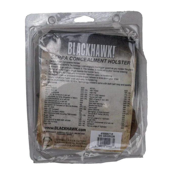 BLACKHAWK! Serpa Coyote Concealment Holster - Right Handed - Blackhawk - Holsters