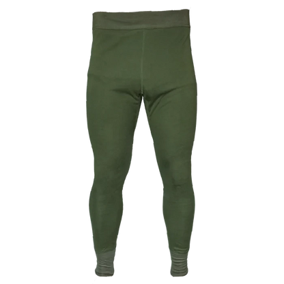 British Army Olive Fleece Lined Long Johns - British Army Surplus - Base Layers