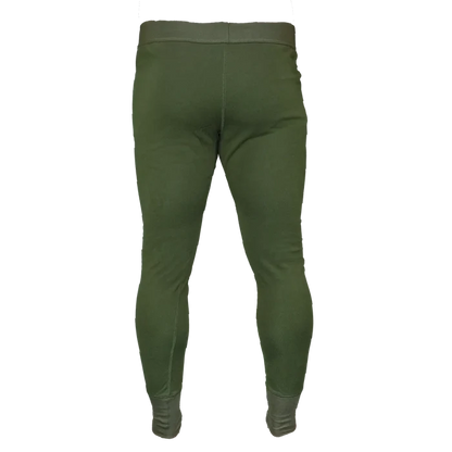 British Army Olive Fleece Lined Long Johns - British Army Surplus - Base Layers