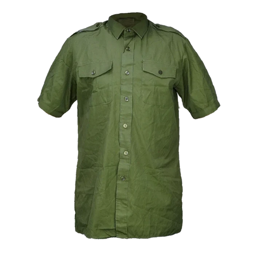 British Olive Short Sleeve Shirt - British Army Surplus - Service Shirts