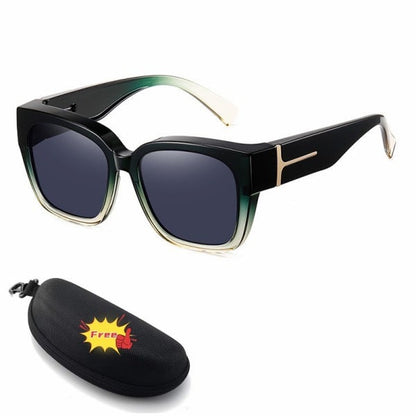 üï∂Ô∏è Polarized Fit Over Sunglasses for Women ‚Äì UV400 Protection Floral Frame Wear Over Prescription Glasses