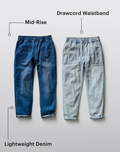 CARVE ZOE DENIM LIGHT PANT