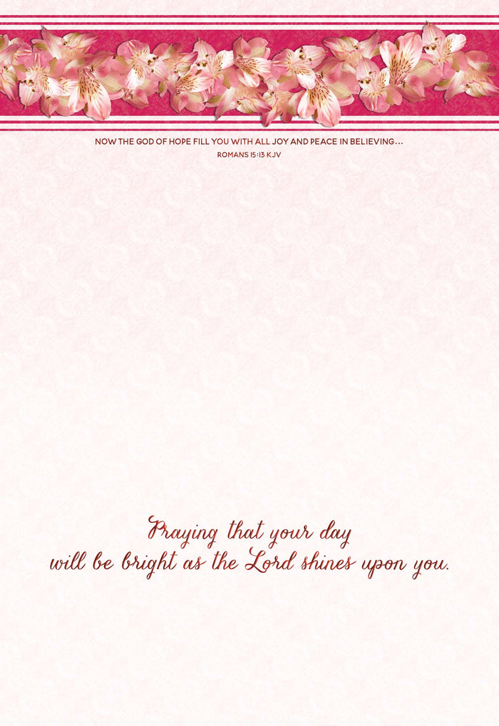 Christian Birthday Cards by Shared Blessings - Bibles and Flowers, 12 Cards and Envelopes