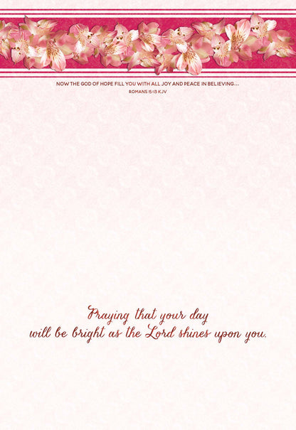 Christian Birthday Cards by Shared Blessings - Bibles and Flowers, 12 Cards and Envelopes