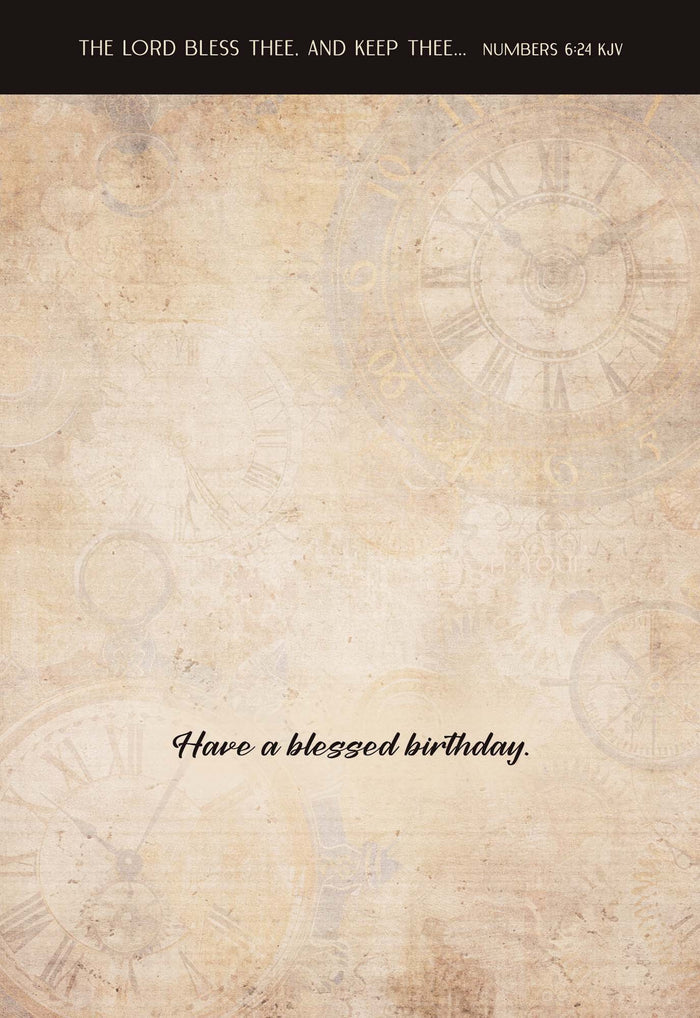 Christian Birthday Cards by Shared Blessings- Vintage Blessings, 12 Cards and Envelopes