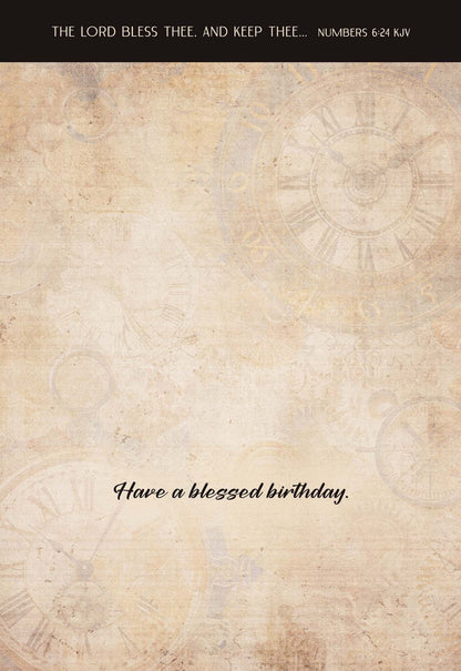 Christian Birthday Cards by Shared Blessings- Vintage Blessings, 12 Cards and Envelopes