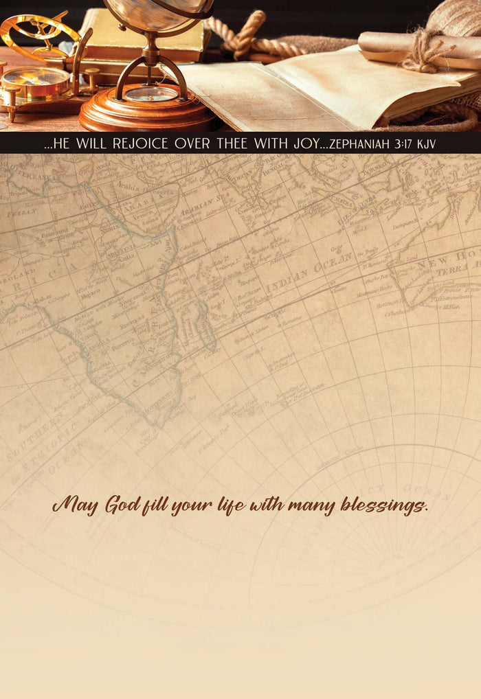 Christian Birthday Cards by Shared Blessings- Vintage Blessings, 12 Cards and Envelopes
