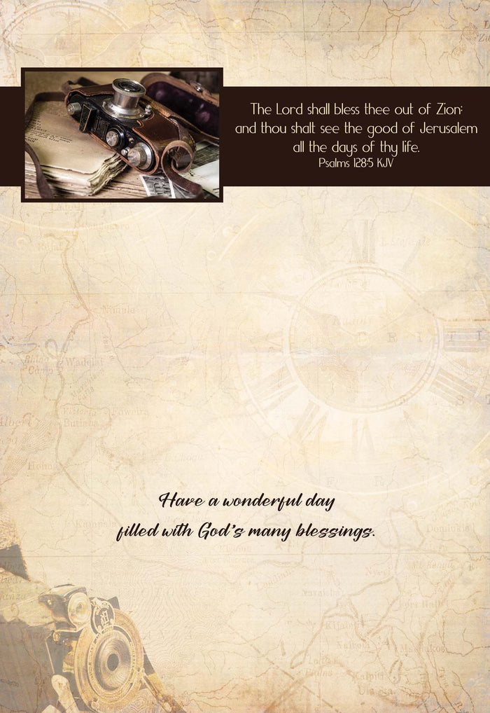 Christian Birthday Cards by Shared Blessings- Vintage Blessings, 12 Cards and Envelopes