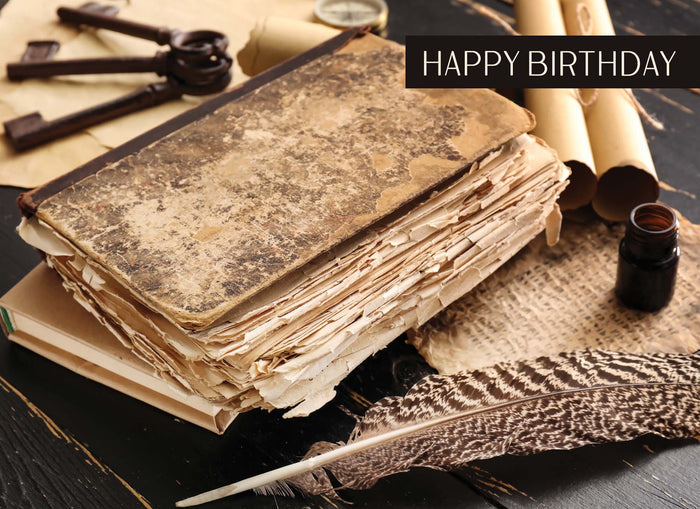 Christian Birthday Cards by Shared Blessings- Vintage Blessings, 12 Cards and Envelopes