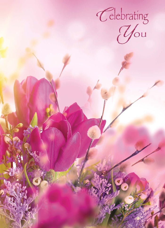 Christian Birthday Cards by Shared Blessings-Birthday Blossoms, 12 Cards and Envelopes
