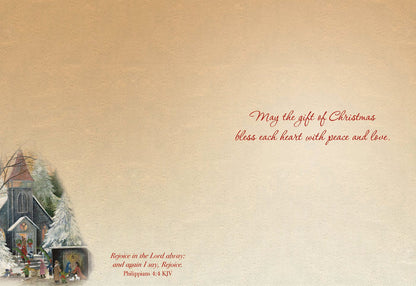Christian Christmas Cards by Shared Blessings - Holy Night, 12 Assorted Christmas Cards