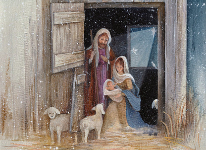 Christian Christmas Cards by Shared Blessings - Holy Night, 12 Assorted Christmas Cards