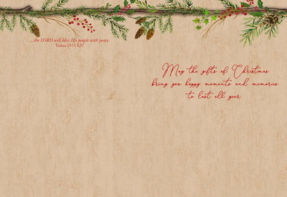 Christian Christmas Cards by Shared Blessings - Joy to the World, 12 Assorted Christmas Cards