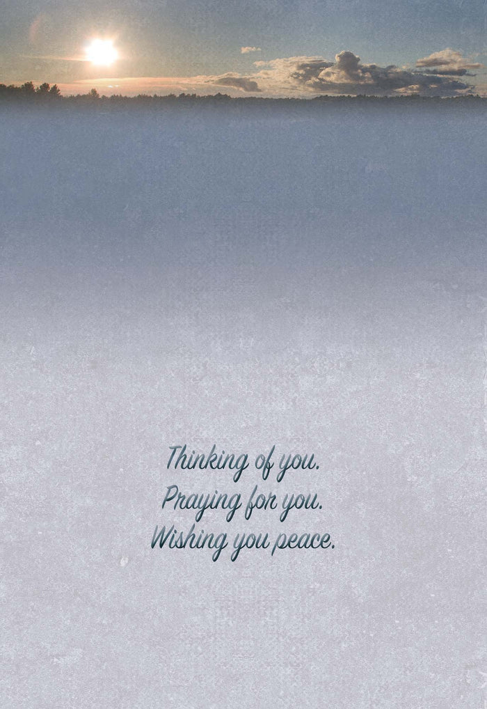 Christian Sympathy Cards by Shared Blessings - Serene Sympathy - 12 Assorted Sympathy Cards