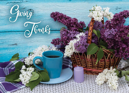 Christian Thank You Cards by Shared Blessings, Tea Time, 12 Boxed Greeting Cards