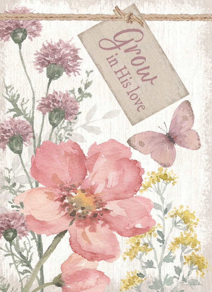 Christian Thinking of You Cards by Shared Blessings, Peaceful Garden, 12 Cards