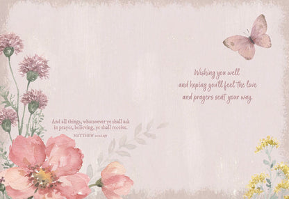 Christian Thinking of You Cards by Shared Blessings, Peaceful Garden, 12 Cards