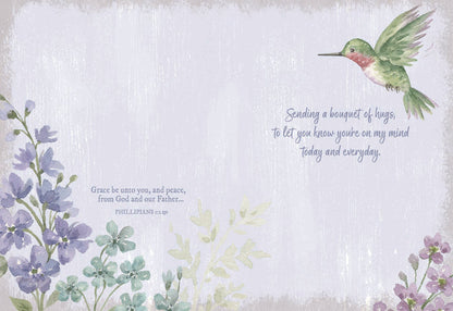Christian Thinking of You Cards by Shared Blessings, Peaceful Garden, 12 Cards