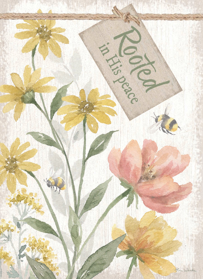 Christian Thinking of You Cards by Shared Blessings, Peaceful Garden, 12 Cards