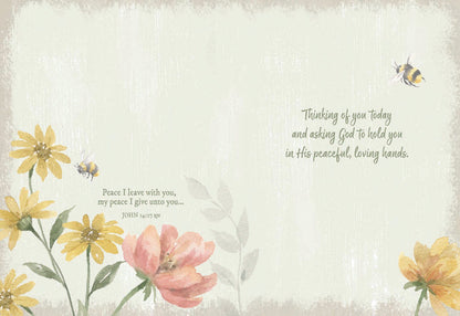 Christian Thinking of You Cards by Shared Blessings, Peaceful Garden, 12 Cards