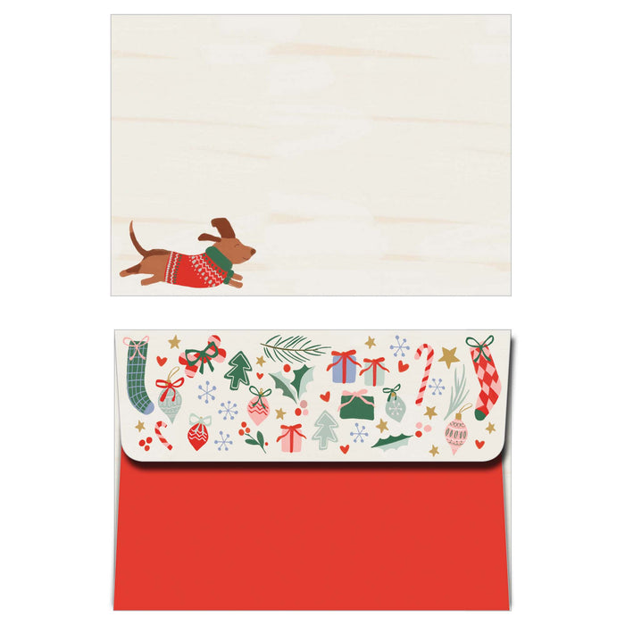Christmas Dog Boxed Christmas Cards by Crown Point Graphics
