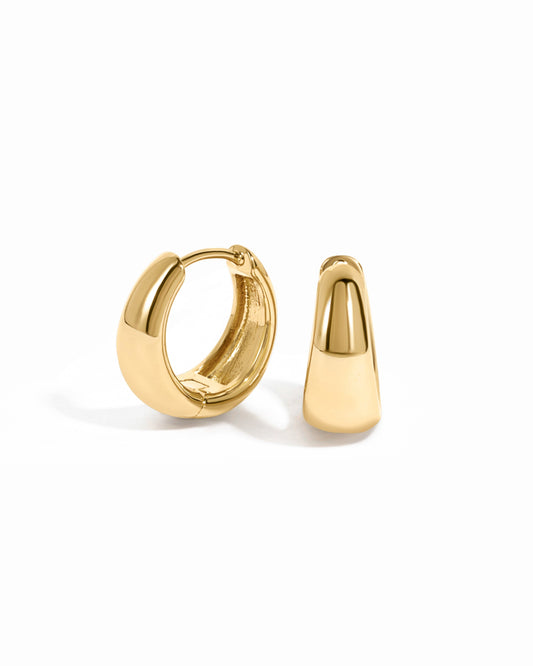 15mm Chunky Huggie Hoops