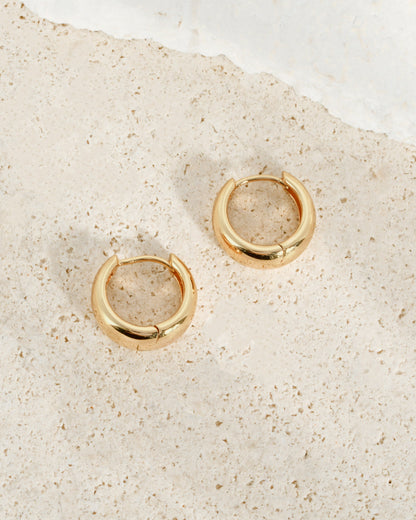 15mm Chunky Huggie Hoops