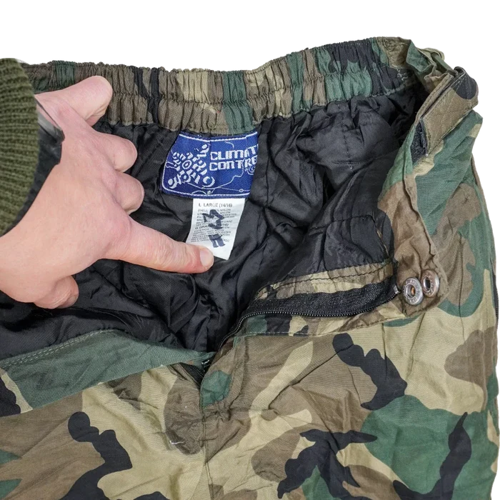 Climate Control Kids Woodland Cold Weather Trousers - Large - Army & Outdoors - Winter Trousers