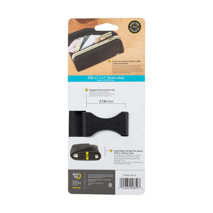 Clip Case Sideways™ Universal Rugged Holster XL, back in packaging