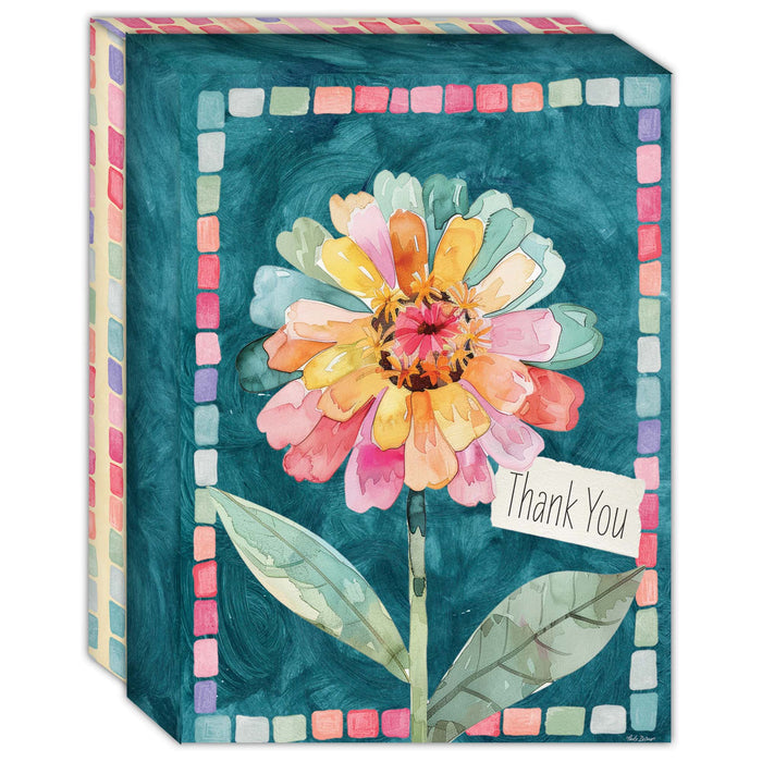 Colorful Flower | Boxed Thank You Cards by Crown Point Graphics
