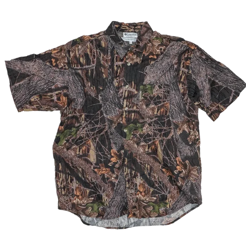 Columbia Vented Hunting Camo Shirt - XLarge - Army & Outdoors - Field Shirts