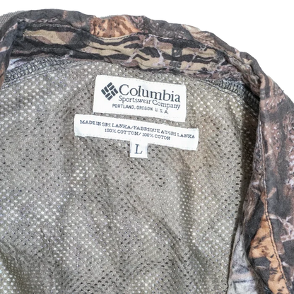 Columbia Vented Hunting Camo Shirt - XLarge - Army & Outdoors - Field Shirts